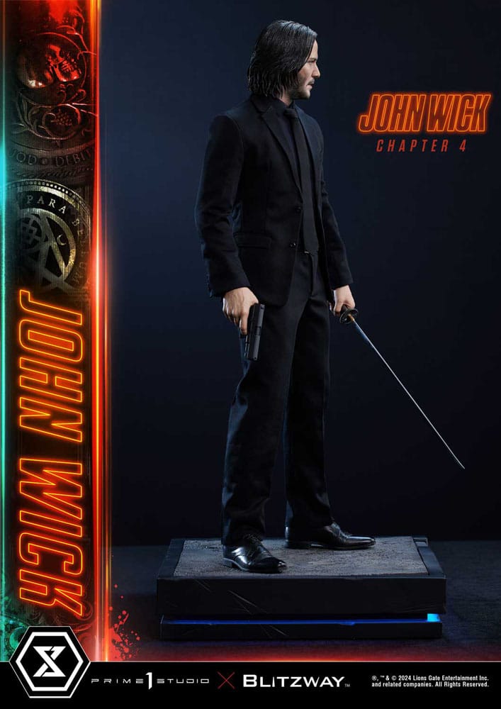 John Wick Chapter 4 Ultimate Premium Masterline Series Statue 1/4 John Wick Deluxe Version 54 cm - Preorder - ETA: 25.12.2025