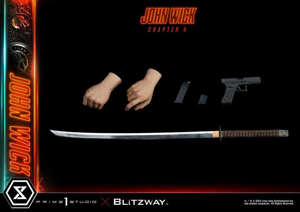John Wick Chapter 4 Ultimate Premium Masterline Series Statue 1/4 John Wick Deluxe Version 54 cm - Preorder - ETA: 25.12.2025