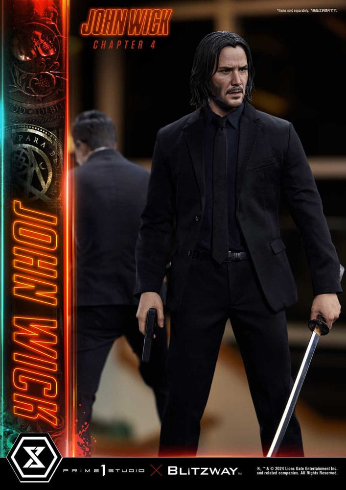 John Wick Chapter 4 Ultimate Premium Masterline Series Statue 1/4 John Wick Deluxe Version 54 cm - Preorder - ETA: 25.12.2025