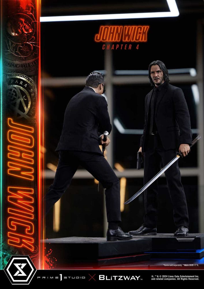 John Wick Chapter 4 Ultimate Premium Masterline Series Statue 1/4 John Wick Deluxe Version 54 cm - Preorder - ETA: 25.12.2025