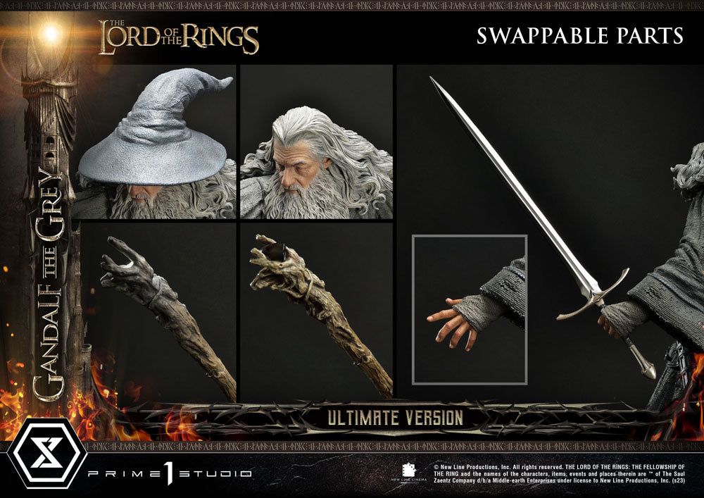 Herr der Ringe Statue 1/4 Gandalf der Graue Ultimate Version 81 cm - Versand: 5-7 Tage nach Bestellung