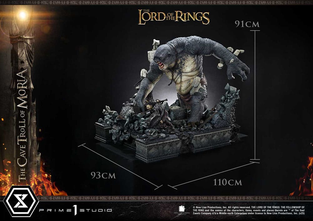Der Herr der Ring Premium Masterline Series Statue 1/6 Cave Troll of Moria 91 cm - Preorder - ETA: 26.04.2027