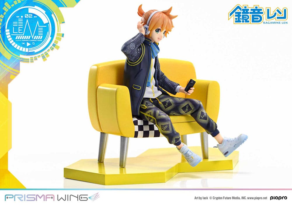 Vocaloid Piapro Characters Prisma Wing PVC Statue 1/7 Kagamine Len (Art by lack) 18 cm - Preorder - ETA: 25.09.2026