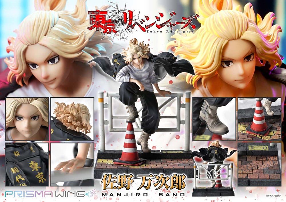 Tokyo Revengers Prisma Wing PVC Statue 1/7 Manjiro Sano 23 cm - Versand: 5-7 Tage nach Bestellung