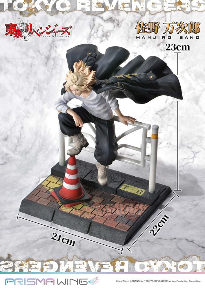 Tokyo Revengers Prisma Wing PVC Statue 1/7 Manjiro Sano 23 cm - Versand: 5-7 Tage nach Bestellung
