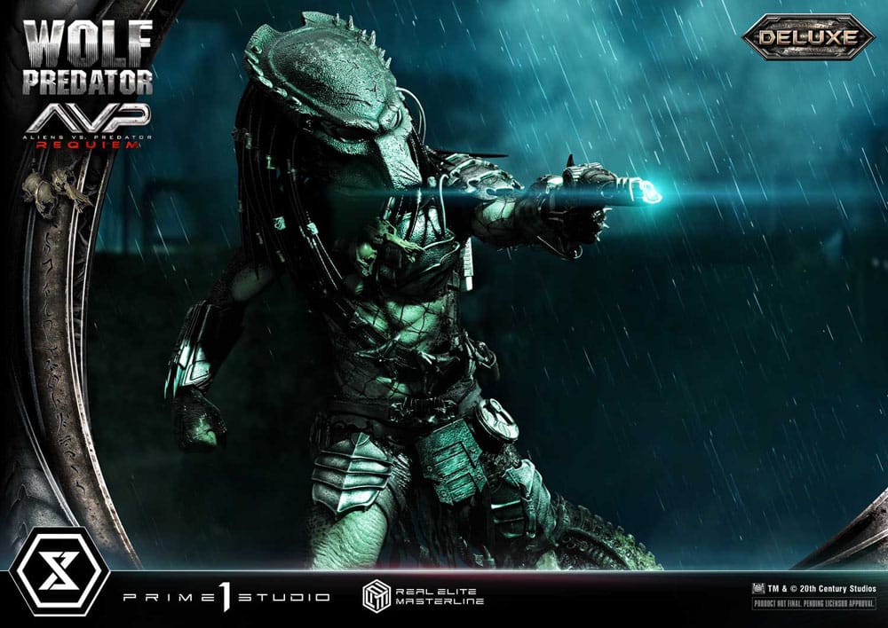 Alien vs. Predator Real Elite Masterline Series Statue 1/3 Requiem Wolf Predator Deluxe Bonus Ver. 95 cm - Preorder - ETA: 25.12.2026