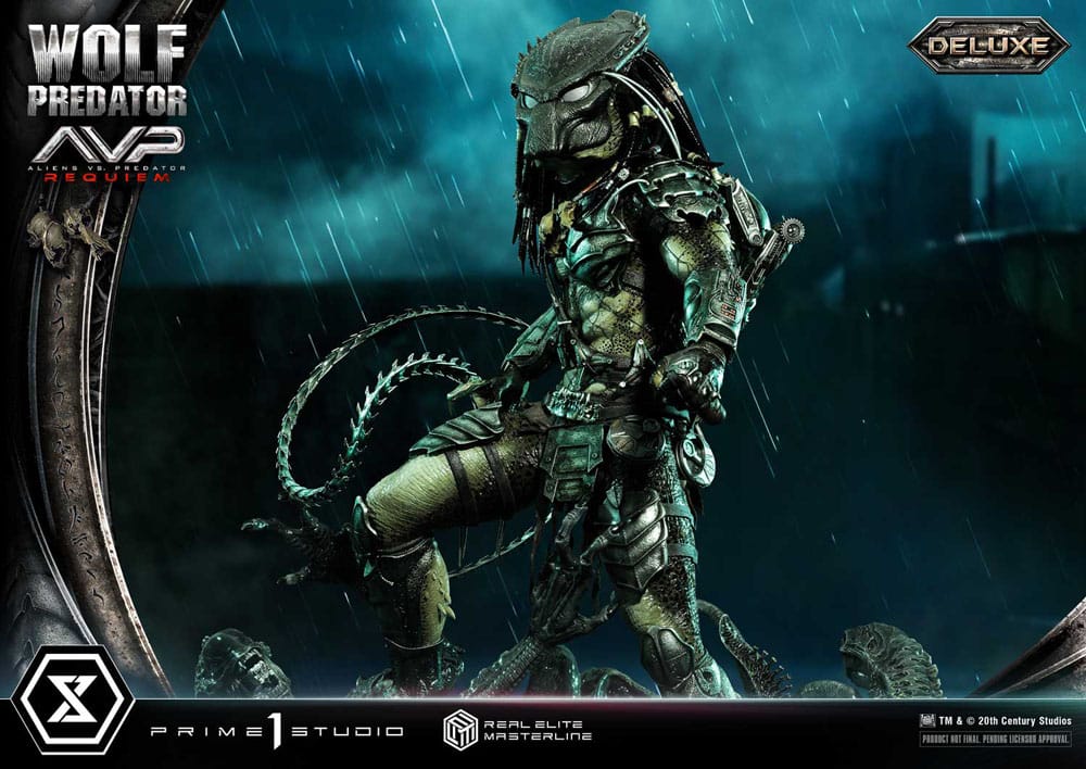 Alien vs. Predator Real Elite Masterline Series Statue 1/3 Requiem Wolf Predator Deluxe Bonus Ver. 95 cm - Preorder - ETA: 25.12.2026