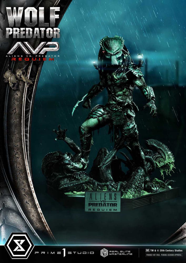 Alien vs. Predator Real Elite Masterline Series Statue 1/3 Requiem Wolf Predator Deluxe Bonus Ver. 95 cm - Preorder - ETA: 25.12.2026
