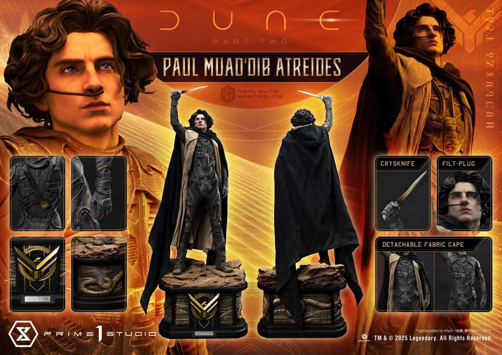 Dune: Part Two Real Elite Masterline Series Statue 1/3 Paul Atreides 90 cm - Preorder - ETA: 25.07.2026