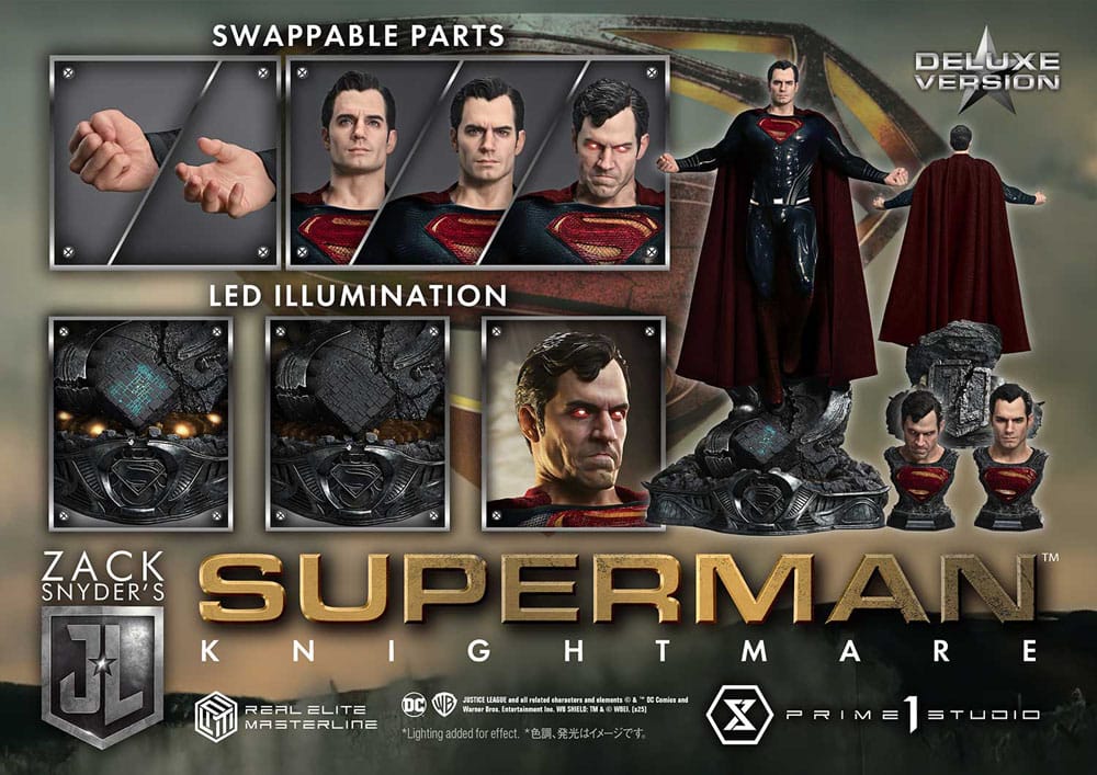 Zack Snyder's Justice League Real Elite Masterline Series Statue 1/3 Superman Knightmare Color Edition Deluxe Ver. 95 cm - Preorder - ETA: 25.09.2026