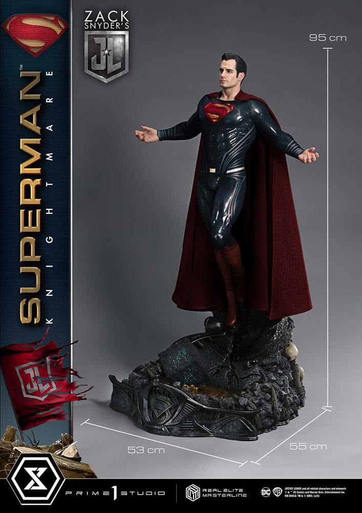 Zack Snyder's Justice League Real Elite Masterline Series Statue 1/3 Superman Knightmare Color Edition Deluxe Ver. 95 cm - Preorder - ETA: 25.09.2026