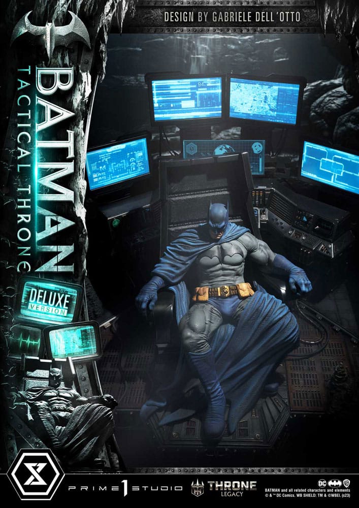 DC Comics Throne Legacy Collection Statue 1/3 Batman Tactical Throne Deluxe Bonus Version 57 cm - Versand: 5-7 Tage nach Bestellung