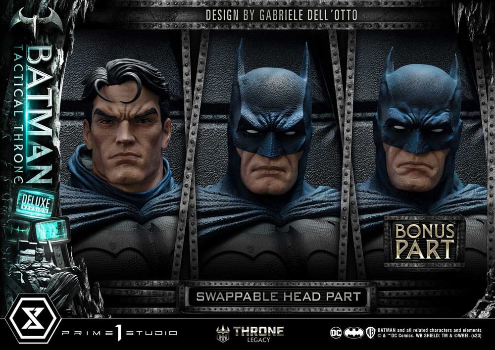 DC Comics Throne Legacy Collection Statue 1/3 Batman Tactical Throne Deluxe Bonus Version 57 cm - Versand: 5-7 Tage nach Bestellung