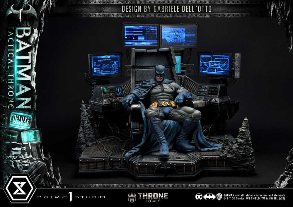 DC Comics Throne Legacy Collection Statue 1/3 Batman Tactical Throne Deluxe Bonus Version 57 cm - Versand: 5-7 Tage nach Bestellung