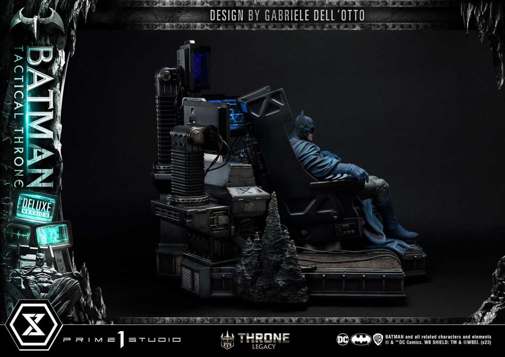 DC Comics Throne Legacy Collection Statue 1/3 Batman Tactical Throne Deluxe Bonus Version 57 cm - Versand: 5-7 Tage nach Bestellung