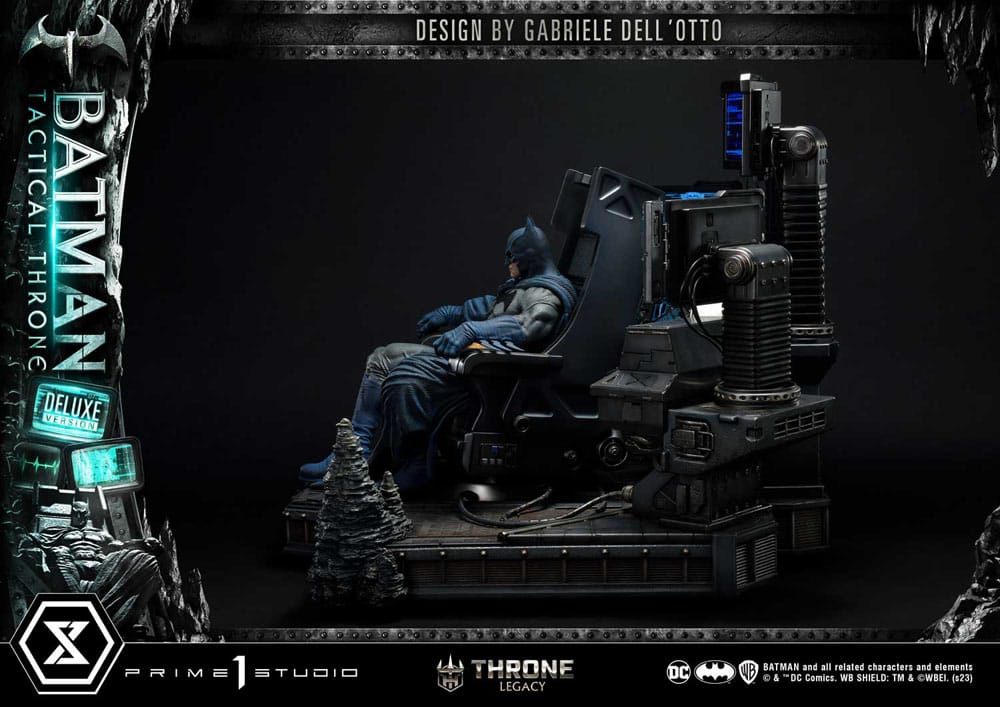 DC Comics Throne Legacy Collection Statue 1/3 Batman Tactical Throne Deluxe Bonus Version 57 cm - Versand: 5-7 Tage nach Bestellung