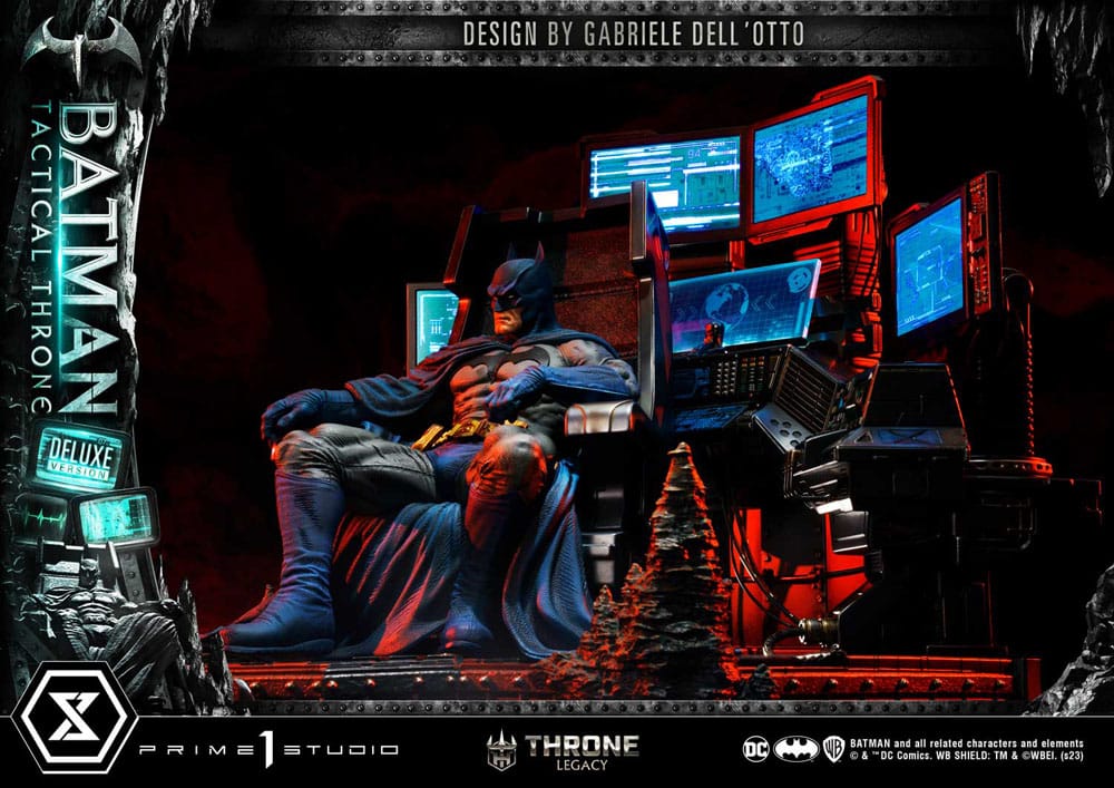 DC Comics Throne Legacy Collection Statue 1/3 Batman Tactical Throne Deluxe Bonus Version 57 cm - Versand: 5-7 Tage nach Bestellung