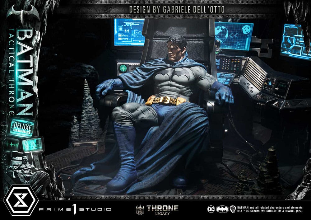 DC Comics Throne Legacy Collection Statue 1/3 Batman Tactical Throne Deluxe Bonus Version 57 cm - Versand: 5-7 Tage nach Bestellung