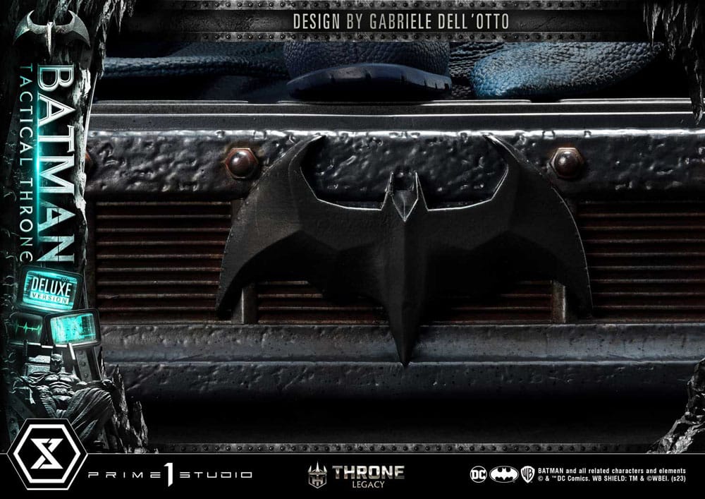 DC Comics Throne Legacy Collection Statue 1/3 Batman Tactical Throne Deluxe Bonus Version 57 cm - Versand: 5-7 Tage nach Bestellung