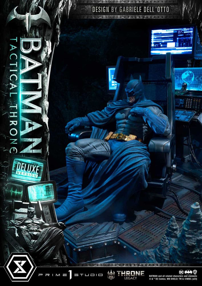 DC Comics Throne Legacy Collection Statue 1/3 Batman Tactical Throne Deluxe Bonus Version 57 cm - Versand: 5-7 Tage nach Bestellung