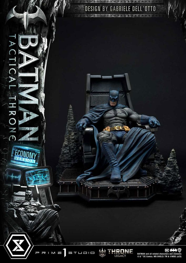 DC Comics Throne Legacy Collection Statue 1/3 Batman Tactical Throne Economy Version 46 cm - Versand: 5-7 Tage nach Bestellung