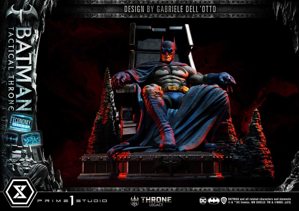 DC Comics Throne Legacy Collection Statue 1/3 Batman Tactical Throne Economy Version 46 cm - Versand: 5-7 Tage nach Bestellung