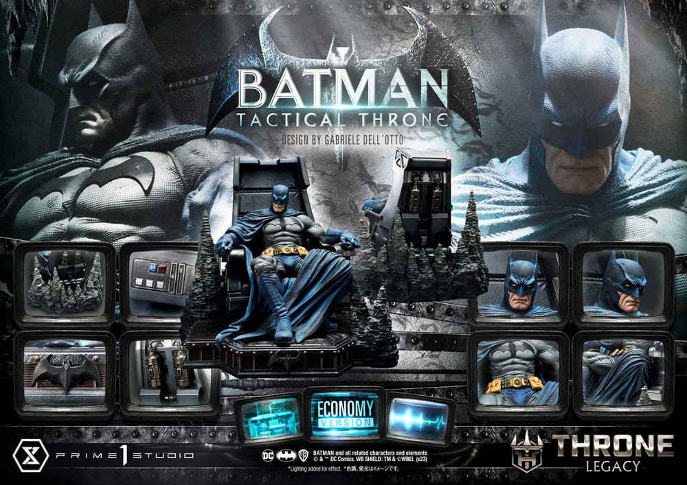 DC Comics Throne Legacy Collection Statue 1/3 Batman Tactical Throne Economy Version 46 cm - Versand: 5-7 Tage nach Bestellung