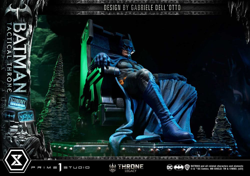 DC Comics Throne Legacy Collection Statue 1/3 Batman Tactical Throne Economy Version 46 cm - Versand: 5-7 Tage nach Bestellung