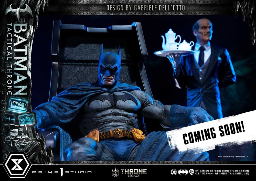 DC Comics Throne Legacy Collection Statue 1/3 Batman Tactical Throne Economy Version 46 cm - Versand: 5-7 Tage nach Bestellung