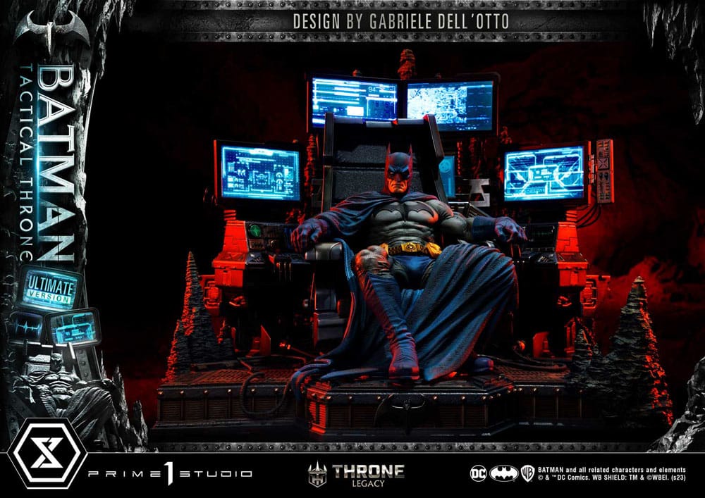 DC Comics Throne Legacy Collection Statue 1/3 Batman Tactical Throne Ultimate Version 57 cm - Preorder - ETA: 20.12.2025