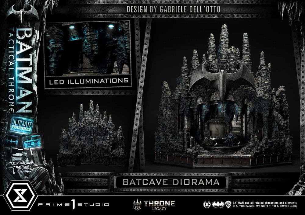 DC Comics Throne Legacy Collection Statue 1/3 Batman Tactical Throne Ultimate Version 57 cm - Preorder - ETA: 20.12.2025