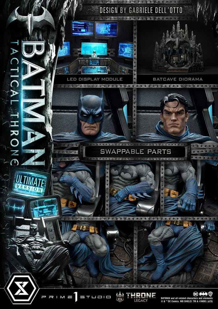 DC Comics Throne Legacy Collection Statue 1/3 Batman Tactical Throne Ultimate Version 57 cm - Preorder - ETA: 20.12.2025