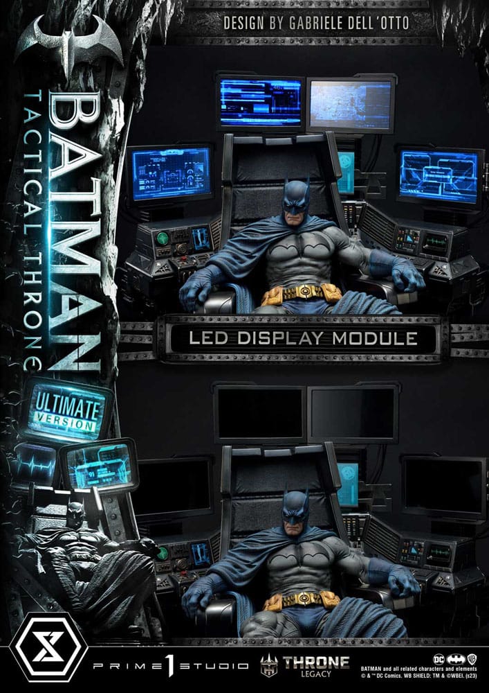 DC Comics Throne Legacy Collection Statue 1/3 Batman Tactical Throne Ultimate Version 57 cm - Preorder - ETA: 20.12.2025