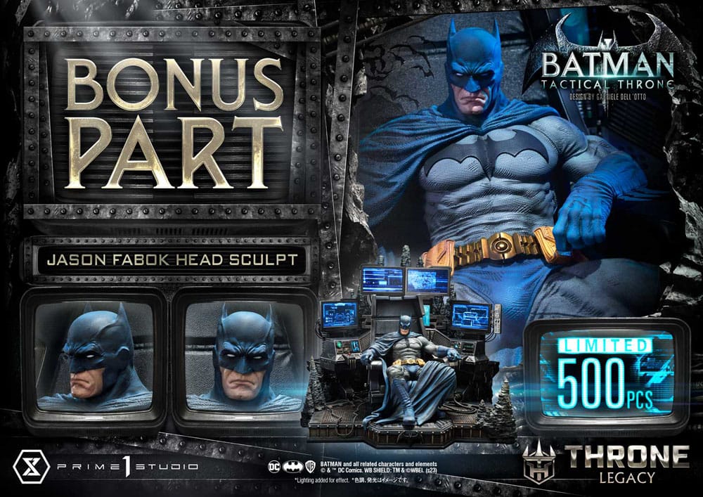 DC Comics Throne Legacy Collection Statue 1/3 Batman Tactical Throne Ultimate Bonus Version 57 cm - Versand: 5-7 Tage nach Bestellung
