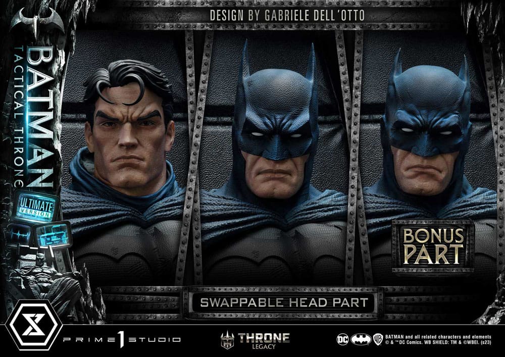 DC Comics Throne Legacy Collection Statue 1/3 Batman Tactical Throne Ultimate Bonus Version 57 cm - Versand: 5-7 Tage nach Bestellung
