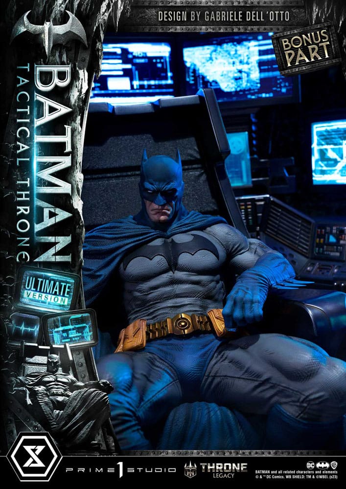 DC Comics Throne Legacy Collection Statue 1/3 Batman Tactical Throne Ultimate Bonus Version 57 cm - Versand: 5-7 Tage nach Bestellung