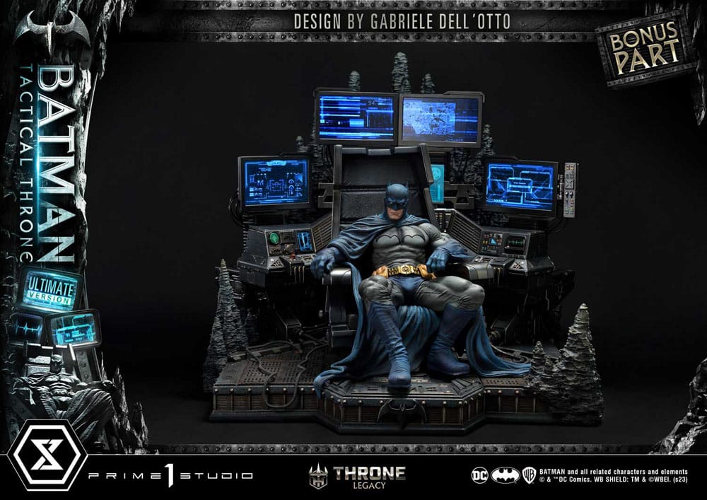 DC Comics Throne Legacy Collection Statue 1/3 Batman Tactical Throne Ultimate Bonus Version 57 cm - Versand: 5-7 Tage nach Bestellung