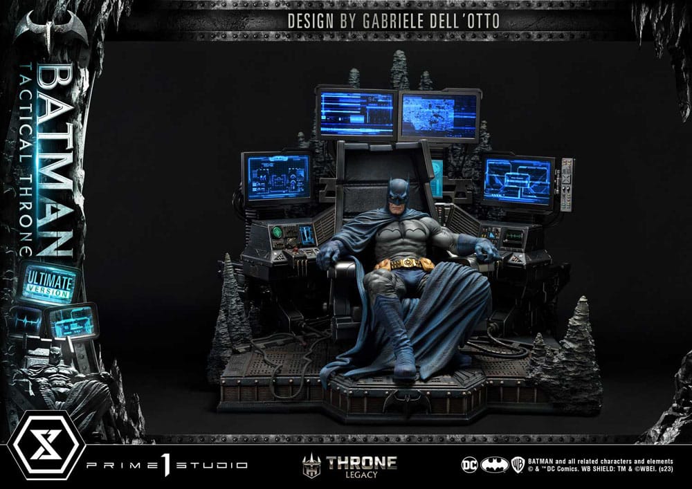 DC Comics Throne Legacy Collection Statue 1/3 Batman Tactical Throne Ultimate Bonus Version 57 cm - Versand: 5-7 Tage nach Bestellung