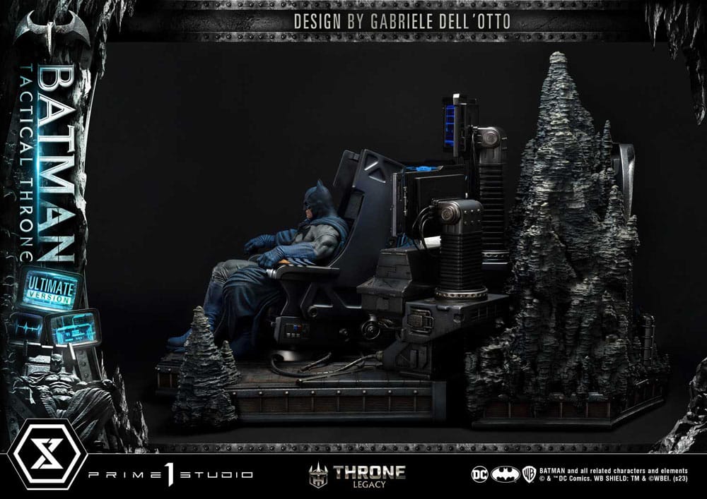 DC Comics Throne Legacy Collection Statue 1/3 Batman Tactical Throne Ultimate Bonus Version 57 cm - Versand: 5-7 Tage nach Bestellung
