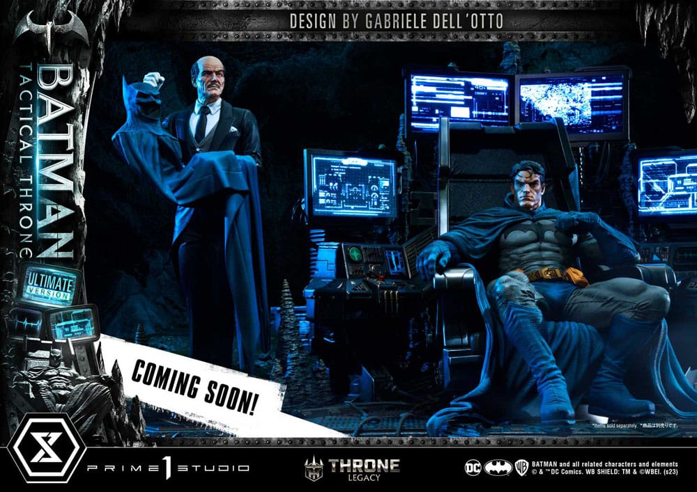 DC Comics Throne Legacy Collection Statue 1/3 Batman Tactical Throne Ultimate Bonus Version 57 cm - Versand: 5-7 Tage nach Bestellung