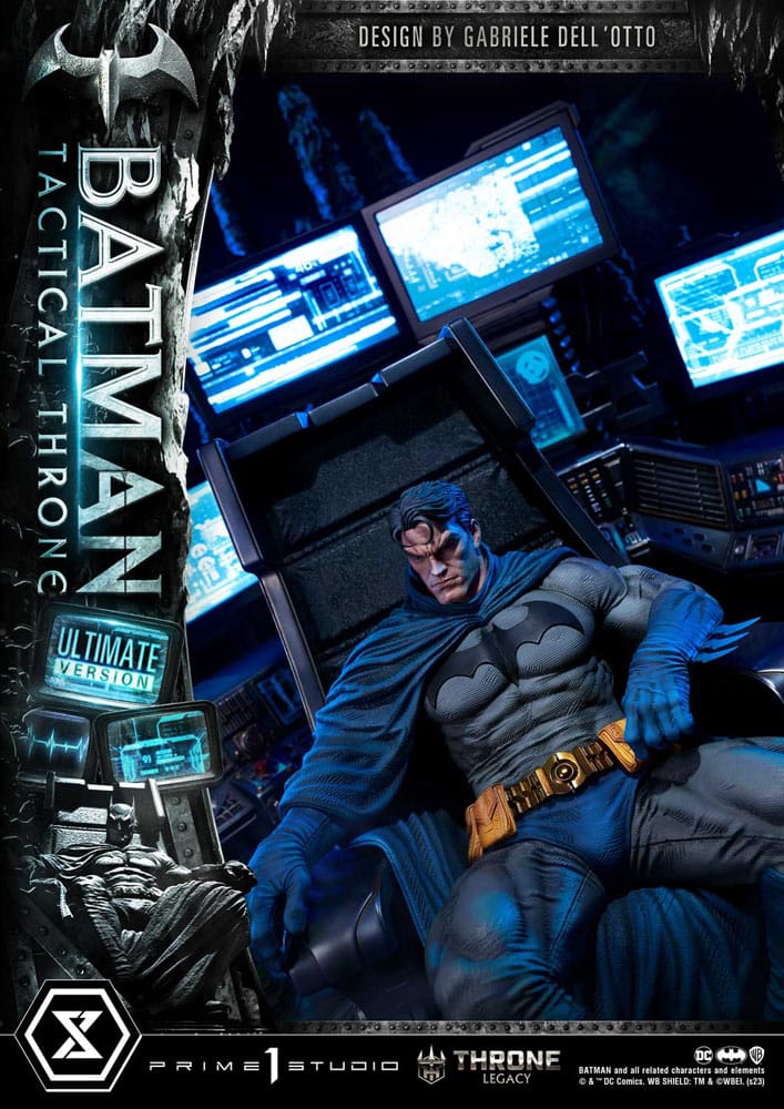 DC Comics Throne Legacy Collection Statue 1/3 Batman Tactical Throne Ultimate Bonus Version 57 cm - Versand: 5-7 Tage nach Bestellung