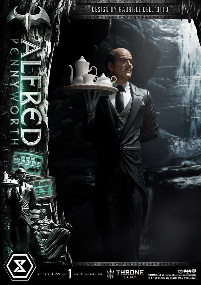 DC Comics Throne Legacy Series Statue Alfred Pennyworth (Batman Comics) Bonus Version 57 cm - Versand: 5-7 Tage nach Bestellung