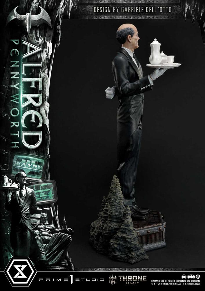 DC Comics Throne Legacy Series Statue Alfred Pennyworth (Batman Comics) Bonus Version 57 cm - Versand: 5-7 Tage nach Bestellung