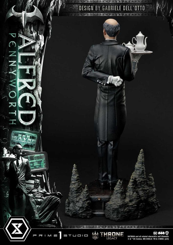 DC Comics Throne Legacy Series Statue Alfred Pennyworth (Batman Comics) Bonus Version 57 cm - Versand: 5-7 Tage nach Bestellung