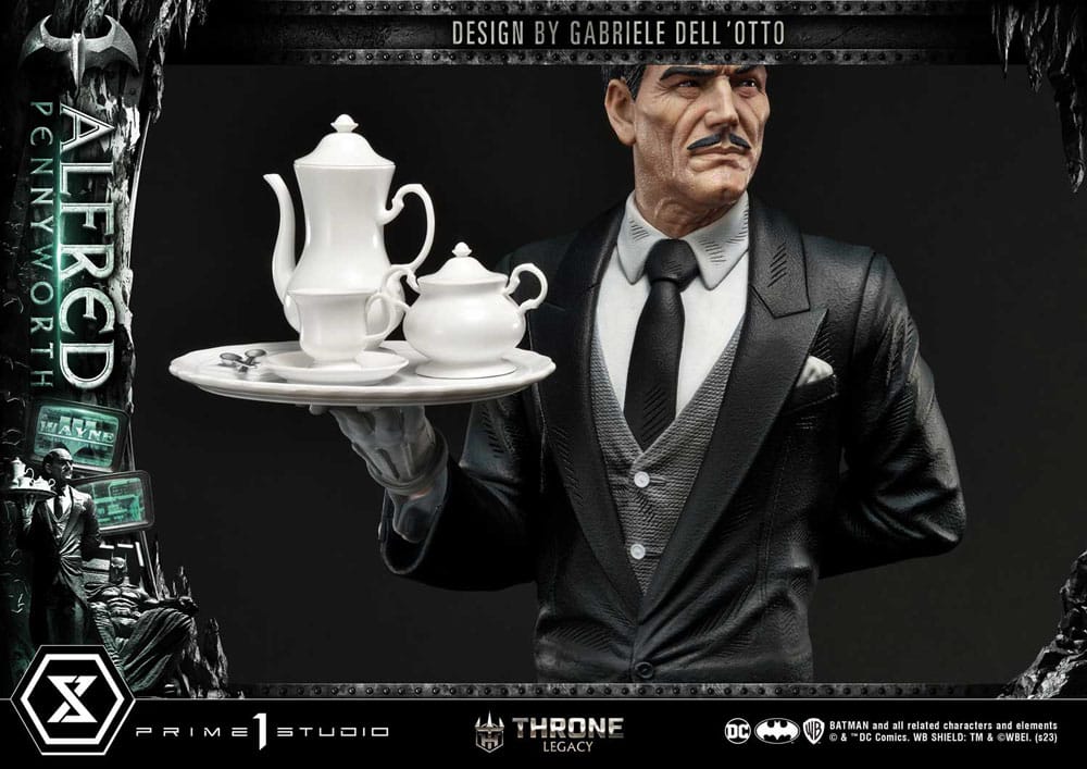 DC Comics Throne Legacy Series Statue Alfred Pennyworth (Batman Comics) Bonus Version 57 cm - Versand: 5-7 Tage nach Bestellung