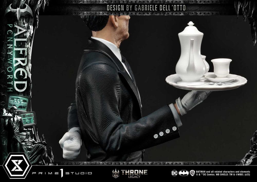 DC Comics Throne Legacy Series Statue Alfred Pennyworth (Batman Comics) Bonus Version 57 cm - Versand: 5-7 Tage nach Bestellung