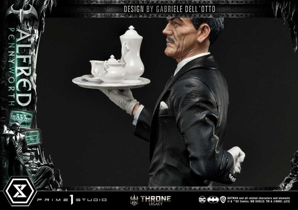 DC Comics Throne Legacy Series Statue Alfred Pennyworth (Batman Comics) Bonus Version 57 cm - Versand: 5-7 Tage nach Bestellung
