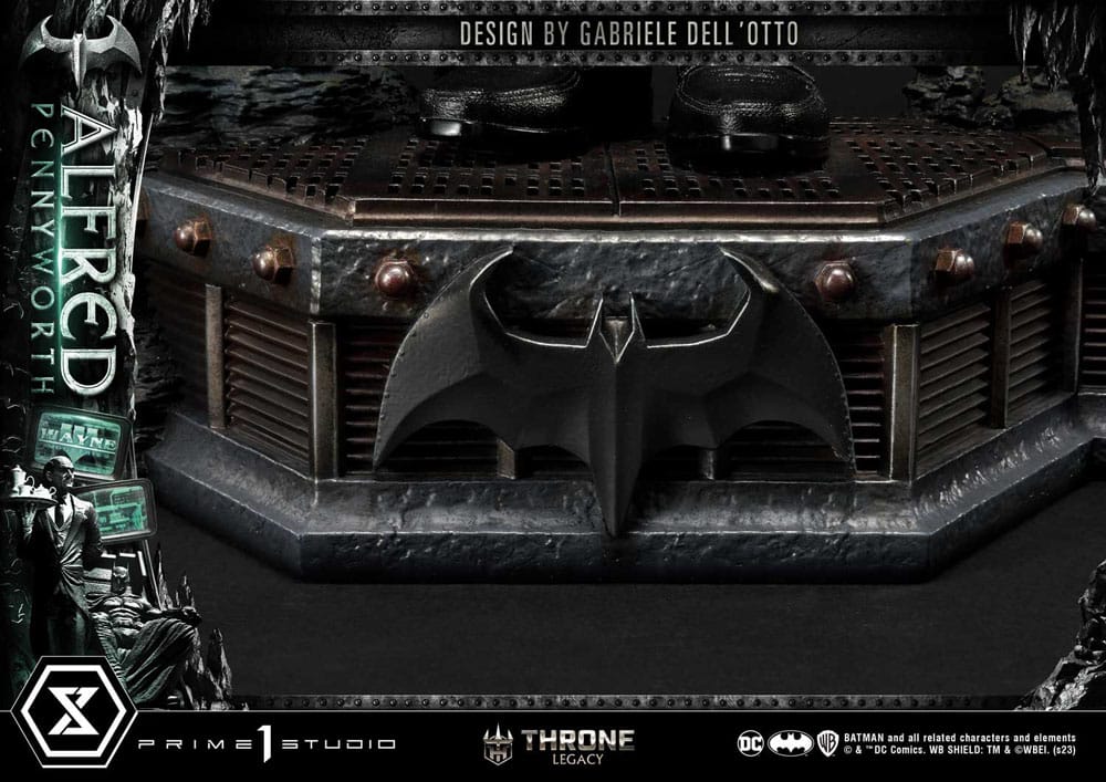 DC Comics Throne Legacy Series Statue Alfred Pennyworth (Batman Comics) Bonus Version 57 cm - Versand: 5-7 Tage nach Bestellung