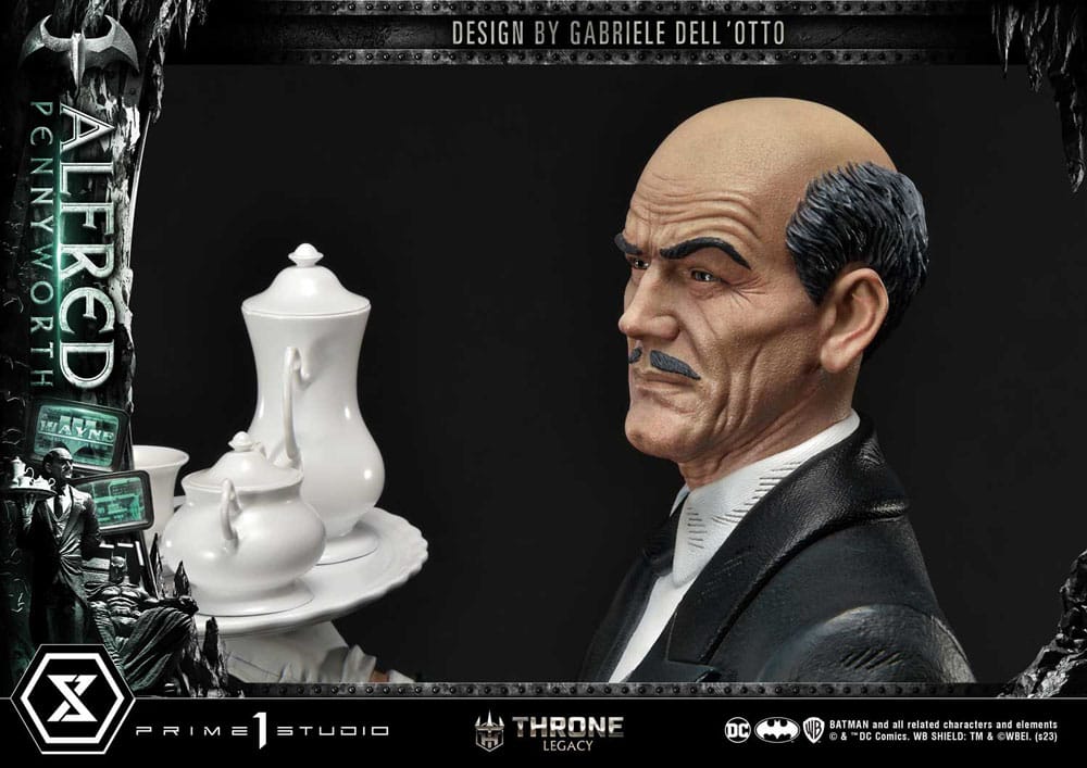DC Comics Throne Legacy Series Statue Alfred Pennyworth (Batman Comics) Bonus Version 57 cm - Versand: 5-7 Tage nach Bestellung