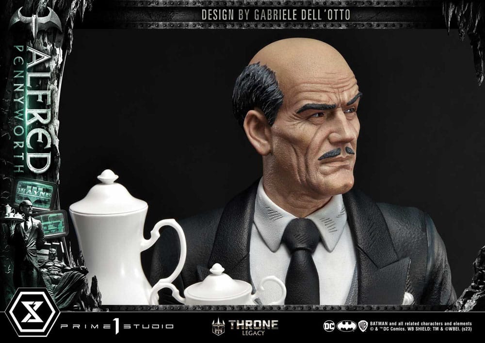 DC Comics Throne Legacy Series Statue Alfred Pennyworth (Batman Comics) Bonus Version 57 cm - Versand: 5-7 Tage nach Bestellung